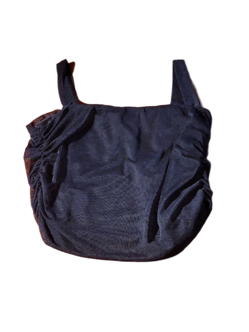 Antistar Tank Top Sheer Lined Black Top